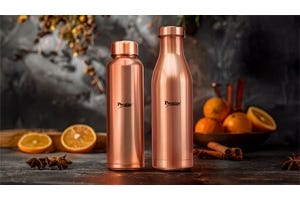 2 Prestige copper bottles